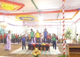 Sports day pyramid
